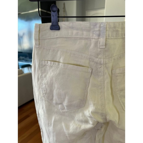 L'Agence Sada Linen Pants in Ivory - Picture 6 of 12